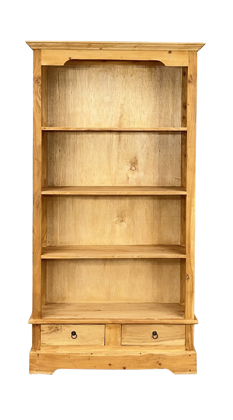 Angela Bookcase - Natural Timber Finish